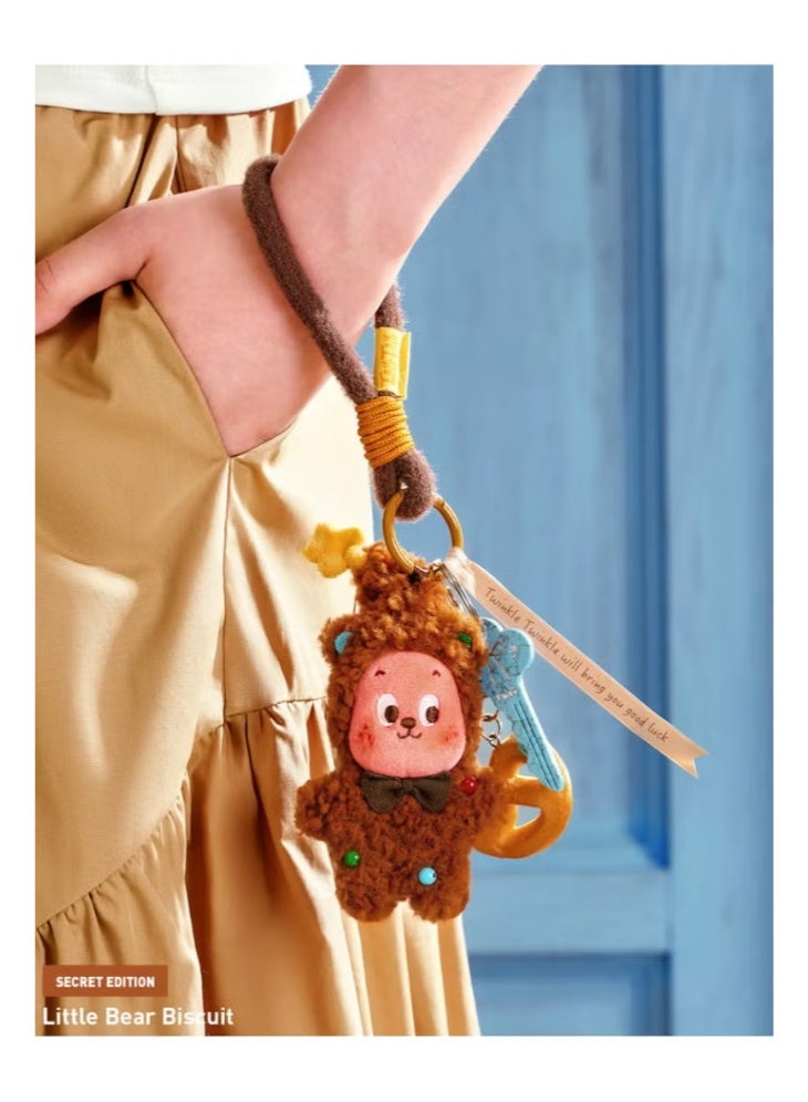 Twinkle Twinkle Savor the Monment Series-Fresh-Baked Mini Cookies Plush Pendant Blind Box, Gift for Holidays, Boys and Girls-Single box - Image 4